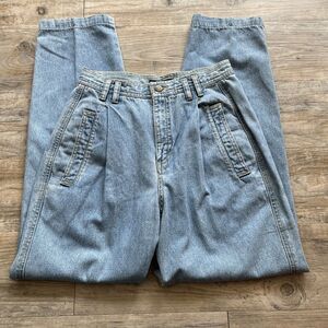 Vintage Barrel Jeans Women's 6 Baggy Straight Pockets 90s 80s Lizwear